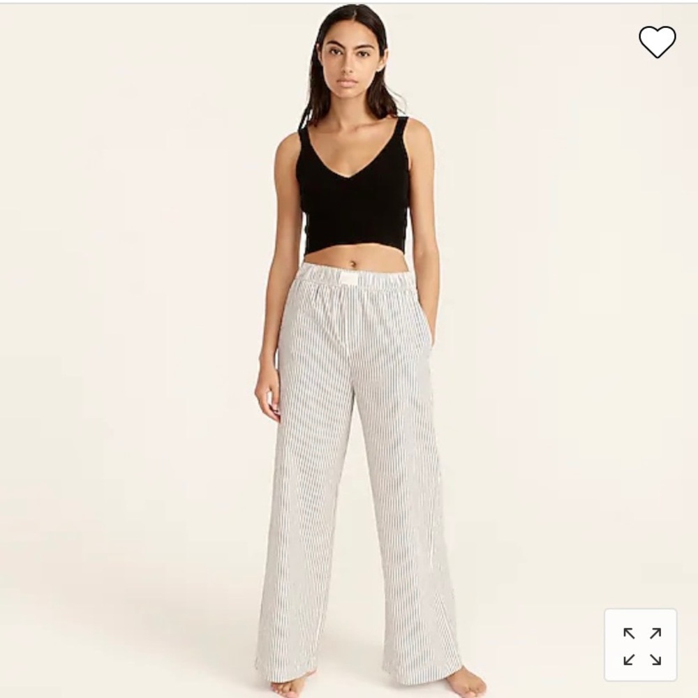 J. Crew striped sleep pants